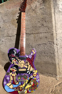 bittoguitars BITTO Telecustom Art brigantelle